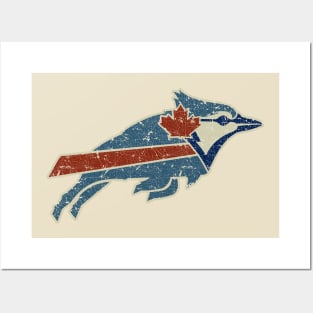 VINTAGE BUFFALO BLUE JAYS Posters and Art